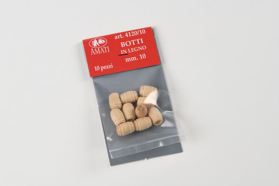 4120/10 Amati AMATI MODELLIMO Botti Bosso 10 mm bustine da 10 pz 
